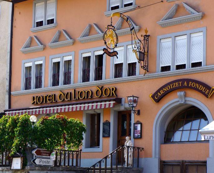 Hotel Lion D'Or Romont Eksteriør bilde